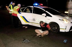 У столиці декілька екіпажів поліції влаштували погоню за порушником