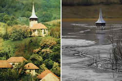 До и после: румынская деревня оказалась погребена под отходами