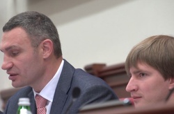 Віталій Кличко і Володимир Бондаренко