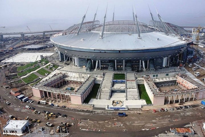 У російському Волгограді загорівся недобудований стадіон ЧС-2018 