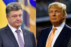 Петро Порошенко і Дональд Трамп