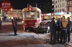  Фото: «Київ Оперативний» 
 Місце ДТП 