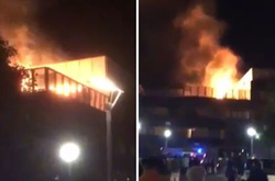 Пожежа в триповерховому будинку в Лондоні