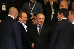 Володимир Путін і Віктор Медведчук
