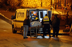 Місце теракту в Єрусалимі