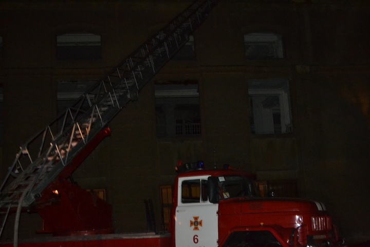 В Одесі в будівлі майбутнього штабу ВМС сталася пожежа