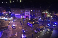 Місце інциденту біля парку Фінсбері у Лондоні