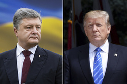 Петро Порошенко і Дональд Трамп