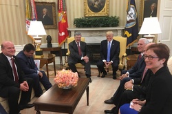 Зустріч Петра Порошенка з Дональдом Трампом у Білому домі