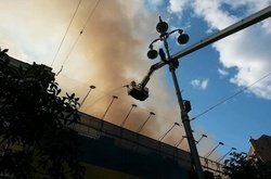 Пожежа в центрі Києва