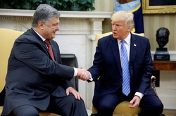 Петро Порошенко і Дональд Трамп