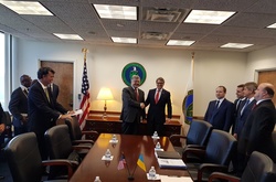 Зустріч президента Петра Порошенка із міністром енергетики США Ріком Перрі