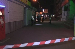 Місце вибуху в Києві