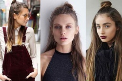 Будь в тренде: Как сделать модный небрежный пучок на макушке 