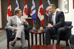 Кличко та мер Торонто домовились про візит до Києва канадських інвесторів