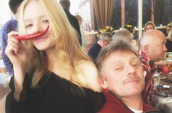 Дмитро Пєсков і донька