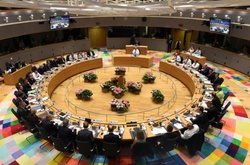  European Union leaders attend a EU leaders summit in Brussels, Belgium, June 22, 2017.   REUTERS/John Thys/Pool 