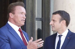 Макрон та Шварценеггер