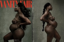 Беременная Серена Уильямс снялась в откровенной фотосессии для журнала Vanity Fair