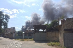 У Дніпрі горить металургійний комбінат