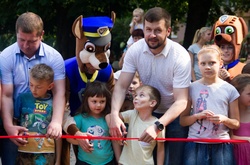 У Солом’янському районі столиці відкрили оновлений сквер