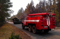 Ліквідація пожежі в Чорнобильській зоні