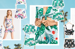Шорты и топ в принтах – идеальный комплект для отпуска
