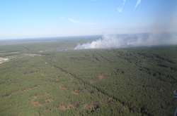 Ліквідація пожежі в Чорнобильській зоні: авіацією скинуто близько 152 т води (відео)
