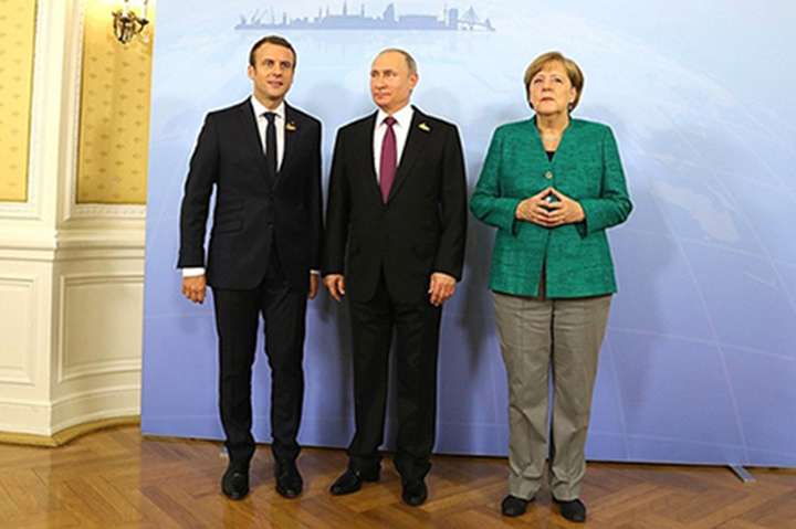Стали відомі перші результати зустрічі Меркель, Макрона і Путіна