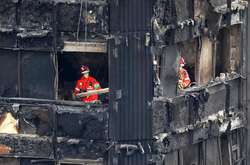 Знищена будівля&nbsp;Grenfell Tower у Лондоні