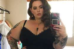 Самая полная модель в мире Тесс Холидей показала свое свадебное платье