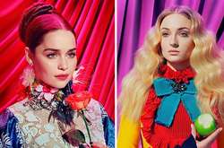 Звёзды «Игры престолов» снялись в психоделической фотосессии