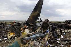 Бойовики на місці збитого літака