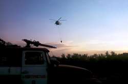 Лісова пожежа на Херсонщині: в повітря піднімали авіацію