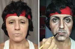 Парики, аксессуары и макияж: визажист мастерски перевоплощается в знаменитостей