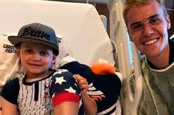 Джастин Бибер навестил своих поклонников в госпитале