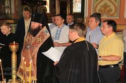 Керівництво Дніпровського меткомбінату помолилося за успішний запуск виробництва