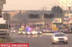 Из-за визита Лукашенко Киев парализовали пробки: видео с кортежем