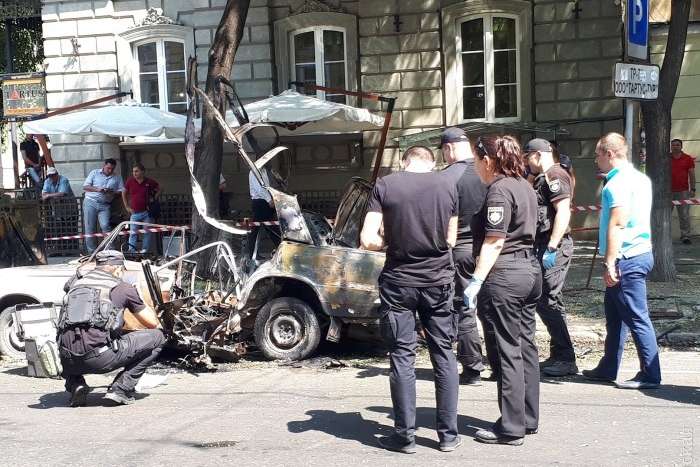 Вибух авто в Одесі не розслідують як теракт