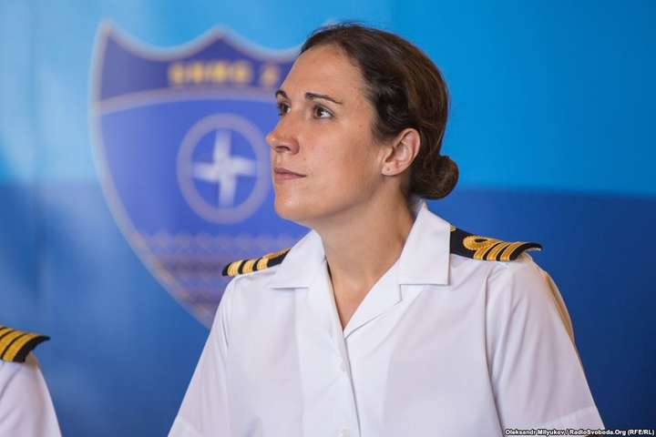 Флагманським кораблем НАТО в Одеському порту командує жінка