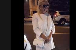 В Киеве скандальная блондинка на джипе опять устроила разборки