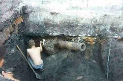 У Хмельницькому під час будівництва виявили гармату радянського танку