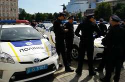 Поліція посилила охорону безпеки у центрі Києва (фото)