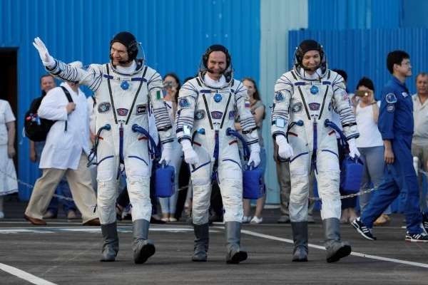На МКС відправився корабель з космонавтами із США, Італії та Росії