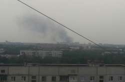 В Харькове загорелся мясокомбинат