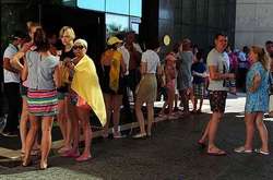 Мешканці готелю, де спалахнула пожежа