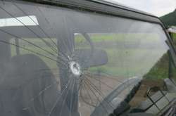 У центрі Івано-Франківська чоловік розстріляв автомобіль