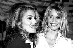 Синді Кроуфорд и Клаудіа Шиффер