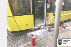 У центрі Львова загорівся новий трамвай