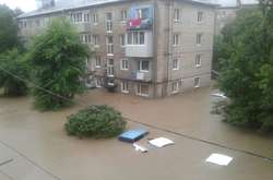 Российский Уссурийск ушел под воду